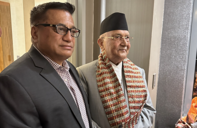 नेपालका प्रधानमन्त्री केपी ओलीलाई अमेरिकामा स्वागत (फोटो फिचर)